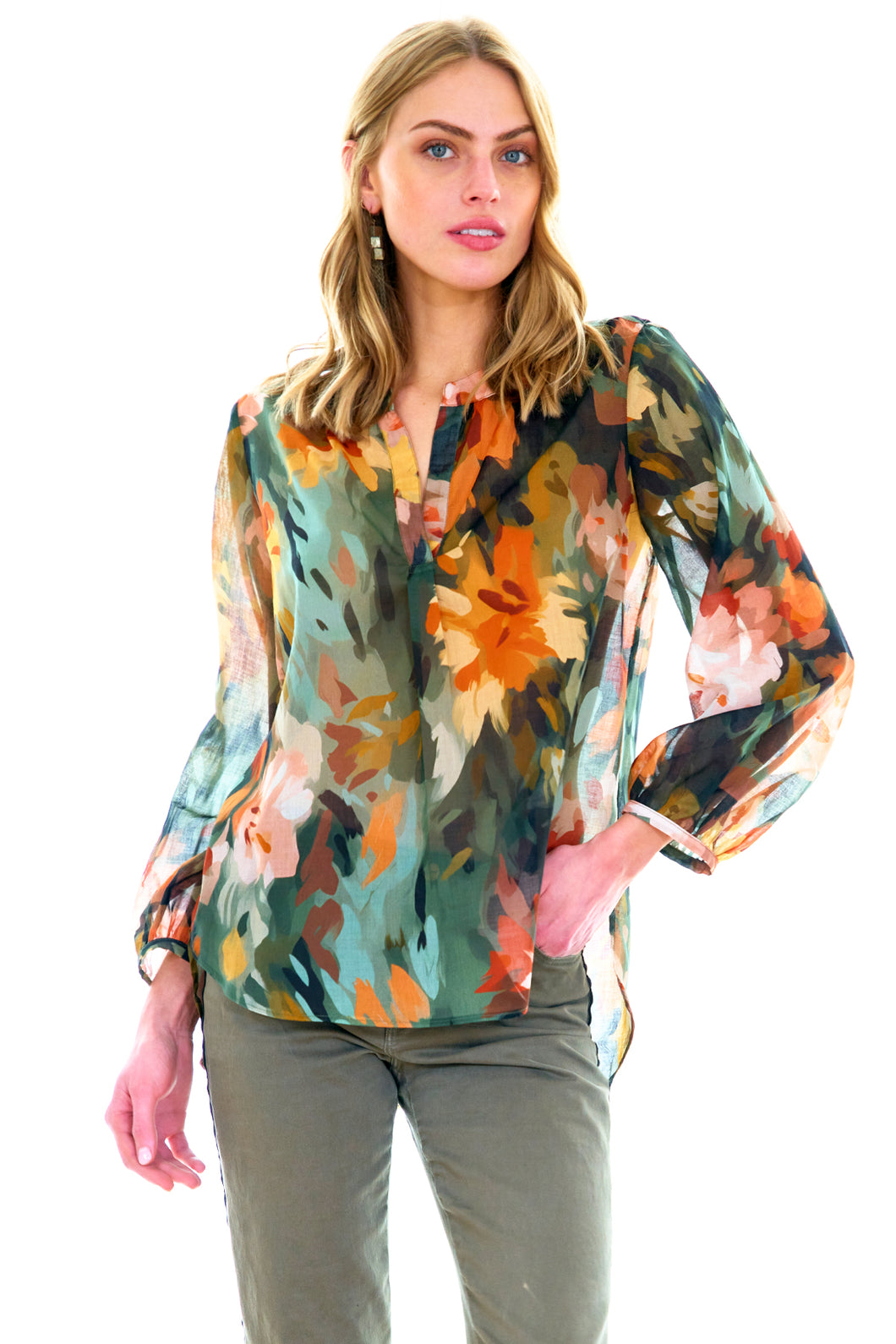 STEPHANIE TOP AUTUMN FLORAL 2806074A