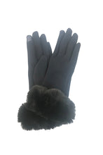 Load image into Gallery viewer, Fur Trim Gloves VG29
