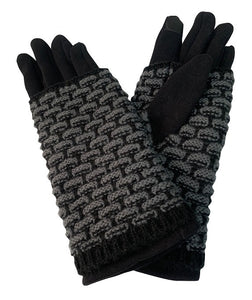 Layered knit gloves VG55