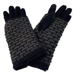 Layered knit gloves VG55