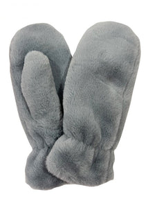 Faux Fur Mittens VG59