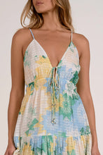 Load image into Gallery viewer, Maxi Print Crochet and cotton Dress WGP5999
