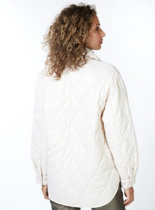 EsQualo Quilted Jacket, Off White