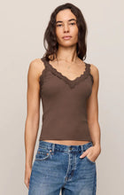 Load image into Gallery viewer, Tops Eve Lace Trim Tank ZT263275
