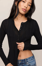 Load image into Gallery viewer, Rowena Fine Knit Henley ZW263440
