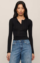 Load image into Gallery viewer, Rowena Fine Knit Henley ZW263440
