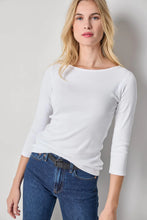 Load image into Gallery viewer, 3/4 Sleeve Boatneck  PA1136
