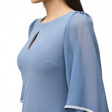 Load image into Gallery viewer, Silky Knit Chiffon Dress
