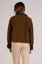 Load image into Gallery viewer, Leather Trim Jacket JK8308
