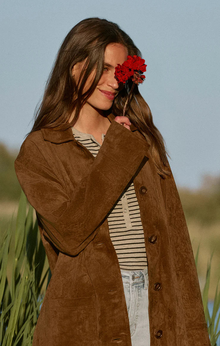 Decker Suede Chore Jacket ZJ253341