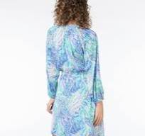 Load image into Gallery viewer, Bayside Leaves Print Dress- Esqualo
