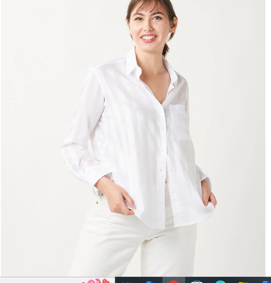 Luna Shirt in Whites 24915