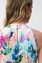 Load image into Gallery viewer, Pleated Satin Floral Print Maxi Dress 251904
