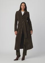 Load image into Gallery viewer, THE VEGAN SUEDE LONG COAT JW02V
