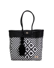 Load image into Gallery viewer, Black Kaleidoscope Hombro Handbag
