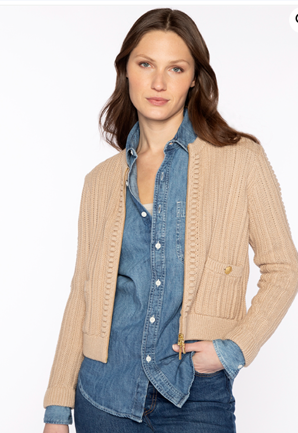 Bobble Zip Cardigan LFSG5-254