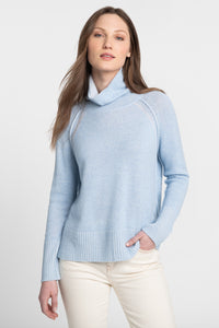 Plaited Funnel Neck Sweater by Kinross