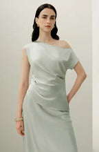 Load image into Gallery viewer, Silk Ruched Side Top 91T6111
