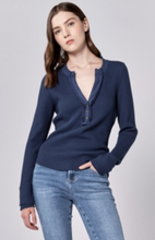 Load image into Gallery viewer, Luna waffle Henley DKN2070W1
