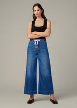 Load image into Gallery viewer, THE MADELINE PANT HIGH RISE DRAWSTRING WIDE LEG CROP XS5COU8094
