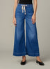 THE MADELINE PANT HIGH RISE DRAWSTRING WIDE LEG CROP XS5COU8094