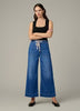 THE MADELINE PANT HIGH RISE DRAWSTRING WIDE LEG CROP XS5COU8094