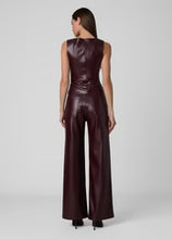 Load image into Gallery viewer, THE MEG VEGAN LEATHER TOP  JW01V2048
