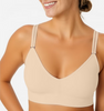 Strap-its Plunge bra French blue flowers