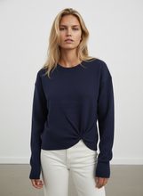 Load image into Gallery viewer, OPHI  Ruched Hem Sweater Ro- 1257
