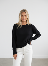 Load image into Gallery viewer, OPHI  Ruched Hem Sweater Ro- 1257

