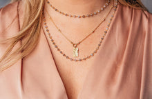 Load image into Gallery viewer, Rectangle Flower Necklace
