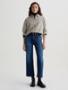 AG Saige Wide Leg Crop Mid-Rise Fit
