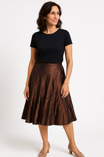 Load image into Gallery viewer, Taffeta Midi Length Gored Full Skirt BXN
