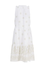 Load image into Gallery viewer, Pranella Belle Dress, Gold and White
