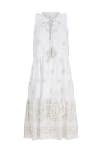 Load image into Gallery viewer, Pranella Belle Dress, Gold and White
