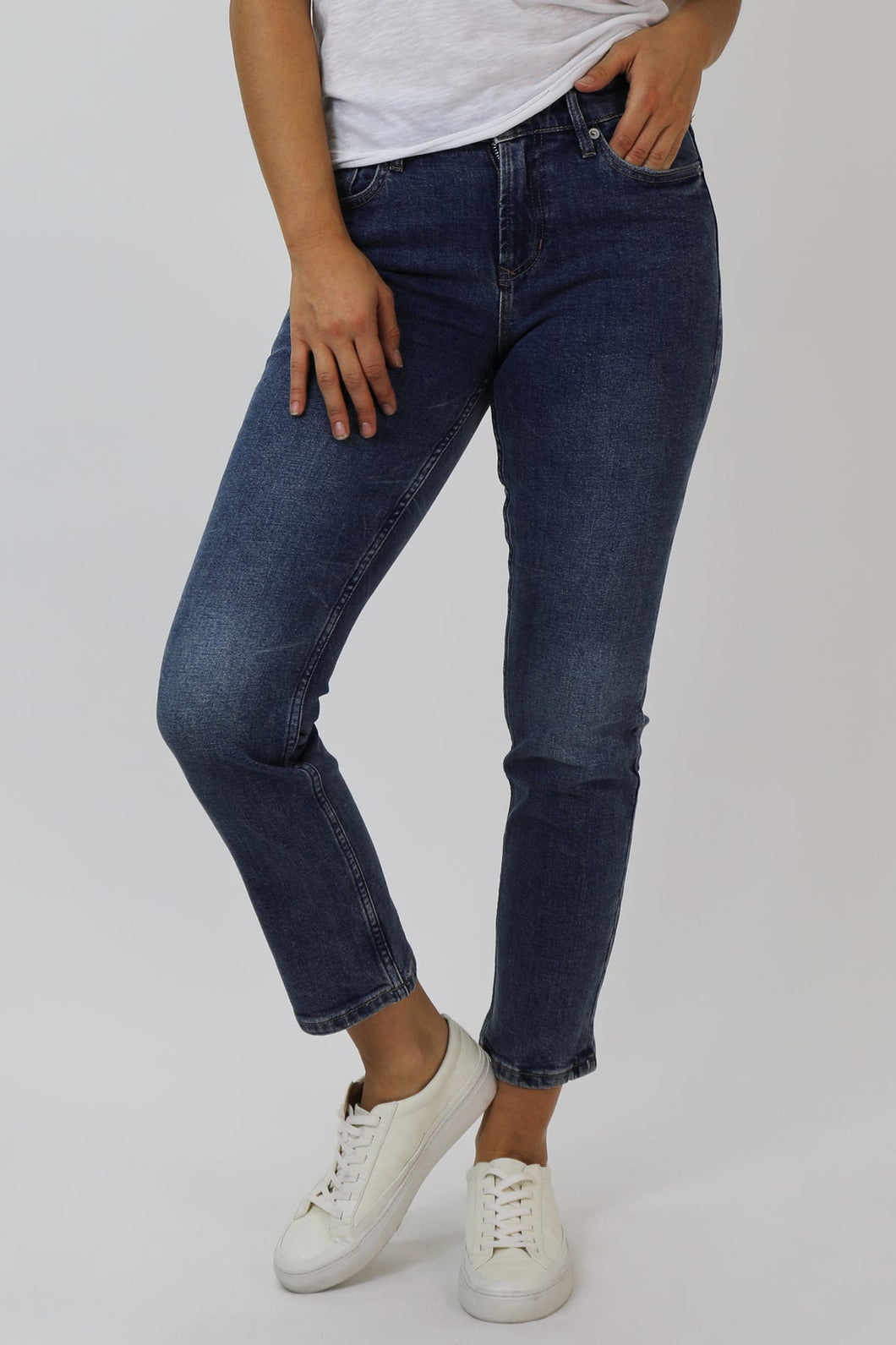 Dear John Blaire Hi Rise Ankle Slim Straight Jeans, Oregon