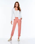 Ecru Mitchell Roll Cuff Chinos
